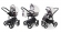 Коляска 3 в 1 Esspero Magic (шасси Black) Grey