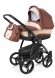  Коляска для новорожденных Esspero Newborn Lux (шасси Black) Brown Beige