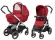 Коляска 2 в 1 Peg Perego Book 51 S XL Modular (шасси White/Black) Geo Red