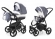 Коляска 2 в 1 Esspero Newborn Lux (шасси Black) Grey Lux