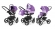 Коляска 3 в 1 Esspero Tour (шасси White) Iris