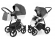 Коляска 2 в 1 Esspero Grand Newborn Lux (шасси Chrome) Grafite leatherette