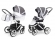 Коляска 2 в 1 Esspero Grand Magic Pro (шасси White) Royal Light Grey