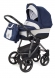Коляска для новорожденных Esspero Newborn Lux (шасси Graphite) Navy Lux