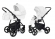 Коляска 2 в 1 Esspero Grand Newborn Lux (шасси Black) Nappa White