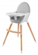 Cтульчик для кормления KinderKraft Fini grey