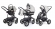 Коляска 3 в 1 Esspero Discovery (шасси Graphite) Light Chek