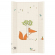 Пеленальный матрасик Ceba Baby Comfort 80 см без изголовья на кровать 125x65 см W-212 Fox ecru