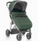 Прогулочная коляска Oyster Zero Alpine Green с накидкой на ножки