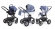 Коляска 3 в 1 Esspero Grand Discovery (шасси Graphite) Jeans Blue