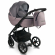 Коляска 2в1 BEXA IDEAL фиолетовый+т.пудра кожа