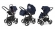 Коляска 3 в 1 Esspero Newborn Lux (шасси Chrome) Mar Carbon