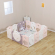 Манеж UNIX Kids SUPREME Space 160x160  Rose