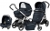 Коляска 3 в 1 Peg Perego Book 51 S Elite Set Modular (шасси White/Black) Luxe Bluenight