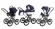 Коляска 3 в 1 Esspero Grand Classic (шасси Graphite) Nappa Navy
