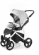 Прогулочная коляска Esspero Grand Newborn Lux (шасси White) White leatherette