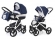 Коляска 2 в 1 Esspero Newborn Lux (шасси White) Navy Grey