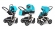 Коляска 3 в 1 Esspero Discovery Alu (шасси Beige) Aqua