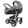 Коляска для новорожденных Esspero Newborn Lux Alu (шасси White) Asphalt