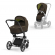 Коляска 2 в 1 Cybex Priam IV (шасси Chrome Black) Khaki Green