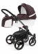 Коляска для новорожденных Esspero Tour Leatherette (шасси White) Nappa Brown