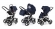 Коляска 3 в 1 Esspero Newborn Lux (шасси Grey) Mar Carbon