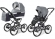 Коляска 2 в 1 Esspero Classic Alu (шасси Graphite) Grey
