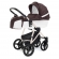 Коляска для новорожденных Esspero Grand Newborn Lux (шасси Beige) Nappa Brown