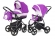 Коляска 2 в 1 Esspero Newborn Lux (шасси Graphite) Iris