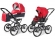 Коляска 2 в 1 Esspero Classic Alu (шасси Graphite) Red