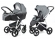 Коляска 2 в 1 Esspero Newborn Lux Alu (шасси White) Asphalt