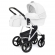 Коляска для новорожденных Esspero Grand Newborn Lux (шасси White) Nappa White