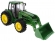 Трактор Tomy John Deere 6830 с двойными колесами и фронтальным погрузчиком