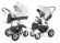 Коляска 2 в 1 Esspero Grand Discovery (шасси Graphite White) White leatherette