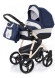 Коляска для новорожденных Esspero Newborn Lux (шасси Beige) Navy Grey