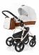 Коляска для новорожденных Esspero Grand Newborn Lux (шасси Beige) Orange leatherette