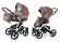 Коляска 2 в 1 Esspero Newborn Lux (шасси White) Coffee