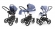 Коляска 3 в 1 Esspero Grand Magic (шасси Chrome) Jeans Blue