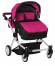 Коляски для кукол Carrello Connect HOT PINK