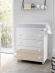 Пеленальный комод Micuna Cosmic B-970 White/Nordic  Матрасик: Beige Stars