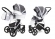 Коляска 2 в 1 Esspero Grand Newborn Lux (шасси White) Royal Silver