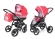 Коляска 2 в 1 Esspero I-Nova (шасси Graphite) Red Grey