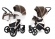 Коляска 2 в 1 Esspero Grand Newborn Lux (шасси Beige) Royal Brown