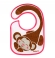 Нагрудник BabyOno Я играю на липучке 3+