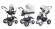 Коляска 3 в 1 Esspero Grand Discovery (шасси Graphite White) White leatherette