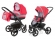 Коляска 2 в 1 Esspero Tour (шасси Graphite) Red Grey