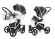 Коляска 2 в 1 Esspero Grand Newborn Lux (шасси White) Royal Grey