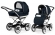 Коляска 2 в 1 Peg Perego Culla Elite Auto Chrome + Seggiolino Giro Luxe Blue