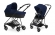 Коляска 2 в 1 Cybex MIOS (шасси Black) Midnight Blue