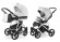 Коляска 2 в 1 Esspero Grand Newborn Lux (шасси Grey) White leatherette